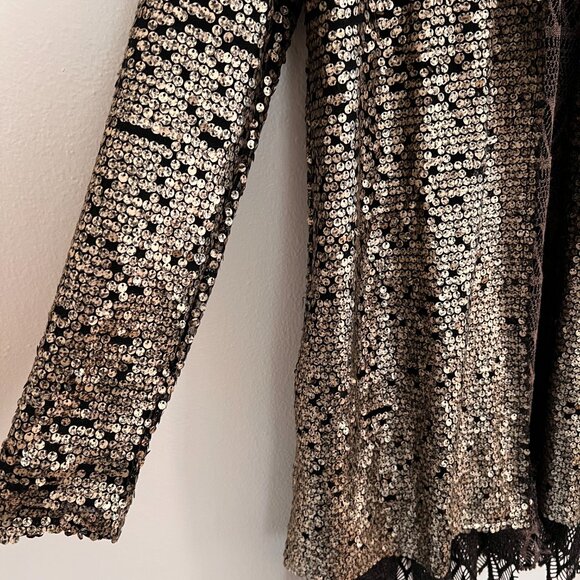 Free People Stardust Lace & Sequin Jacket - Picture 4 of 10